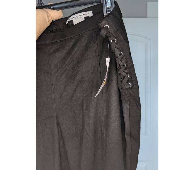 American Rag 3X Pants Faux-Suede Ponte Pants Leggings Trousers NWT Black Career - Picture 4 of 8